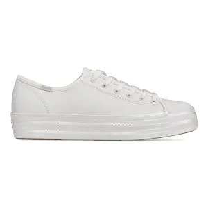 Keds Triple Kick Leather Pearlized White