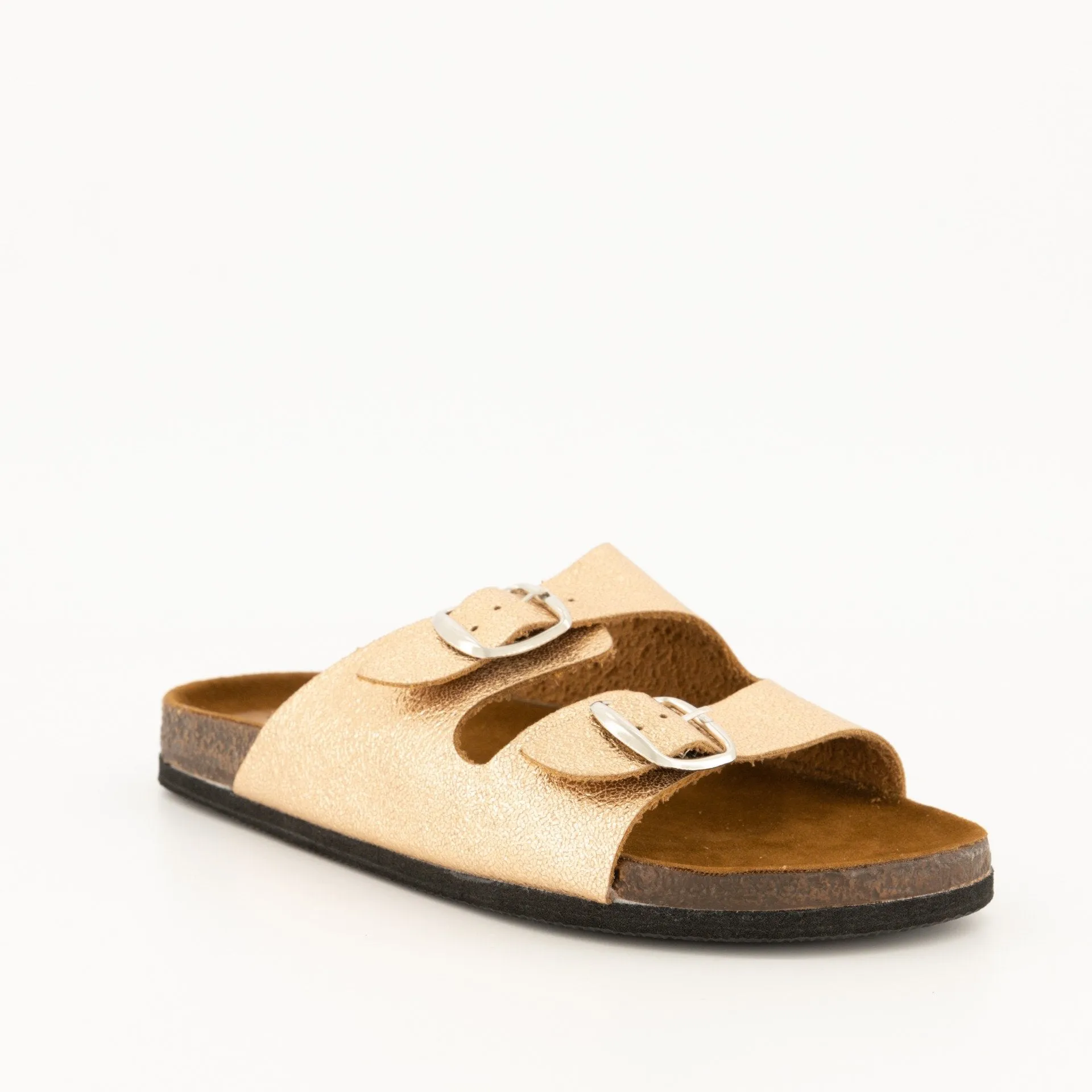 Ladies-Double Buckle Sandal