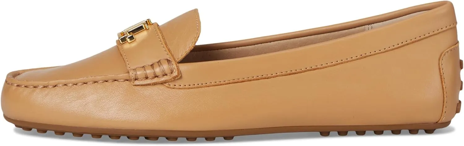 Lauren Ralph Lauren Women's Barnsbury Nappa Leather Driver Driving Style Loafer