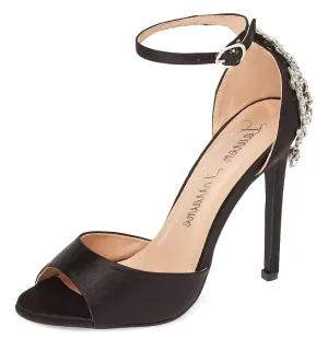 Lauren Rhinestone Strap Heel Halsey Lorraine Sandals Toe Ankle Competitive Pump Resilient Open Prom