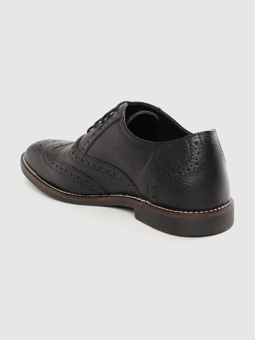 Leather Brogue Lace Up Shoes