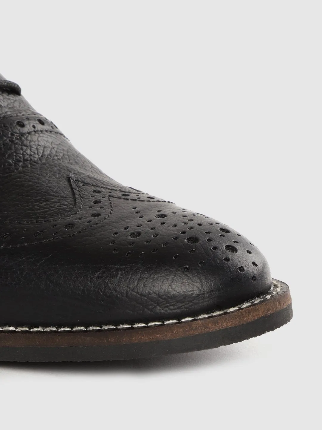 Leather Brogue Lace Up Shoes