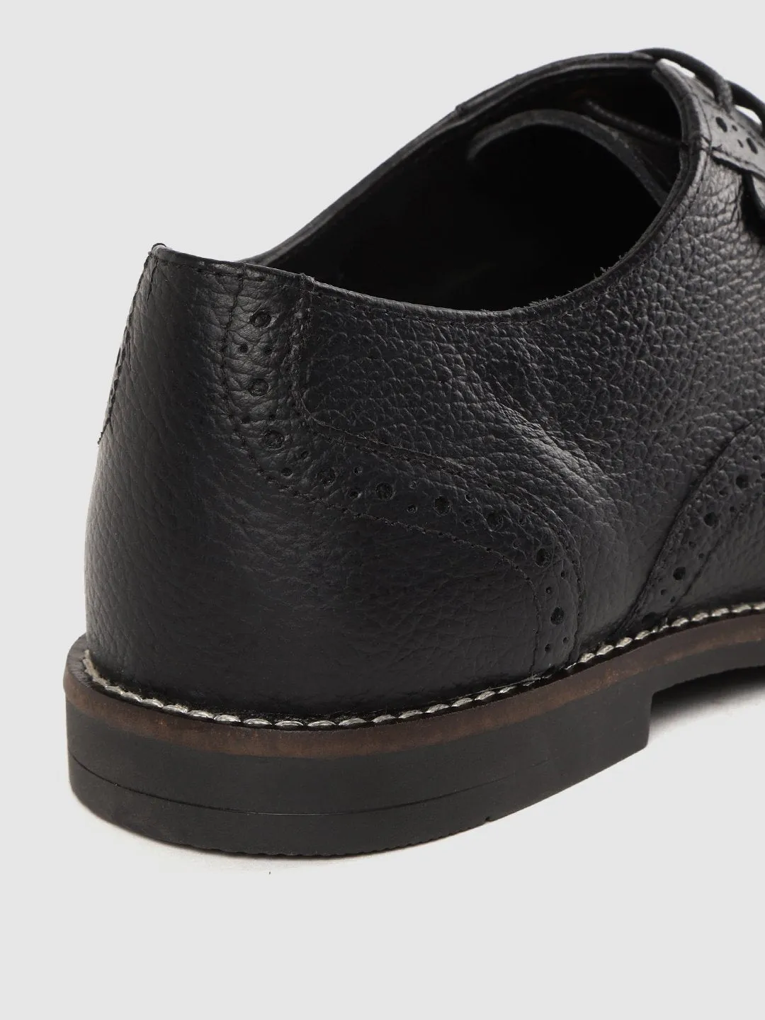 Leather Brogue Lace Up Shoes
