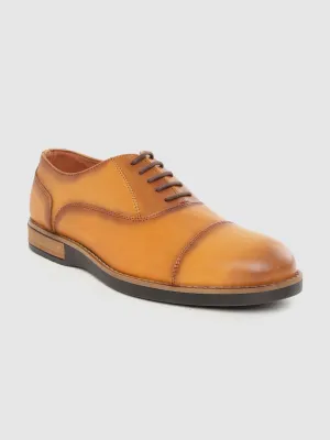 Leather Oxford Lace Up Shoes