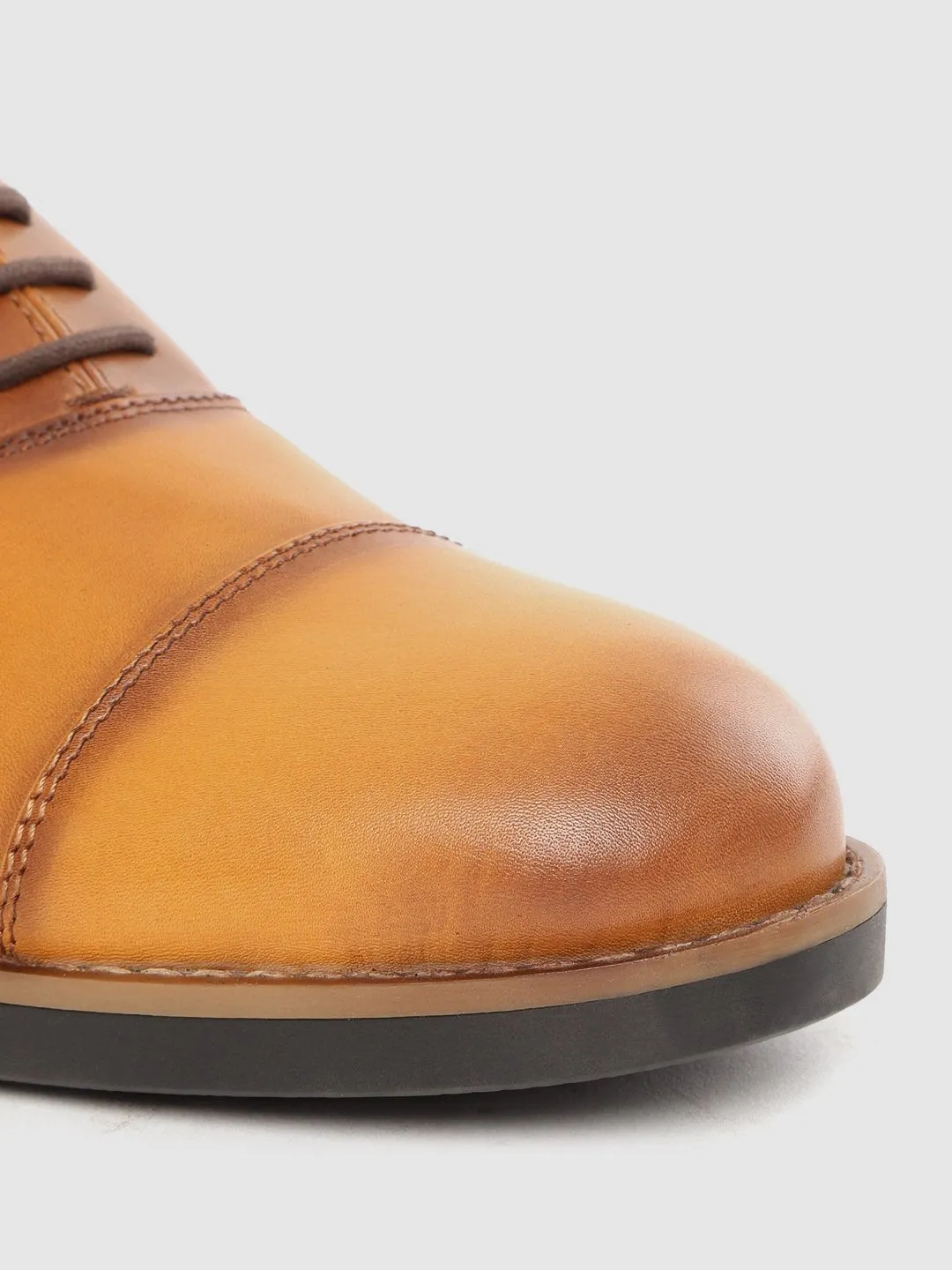 Leather Oxford Lace Up Shoes
