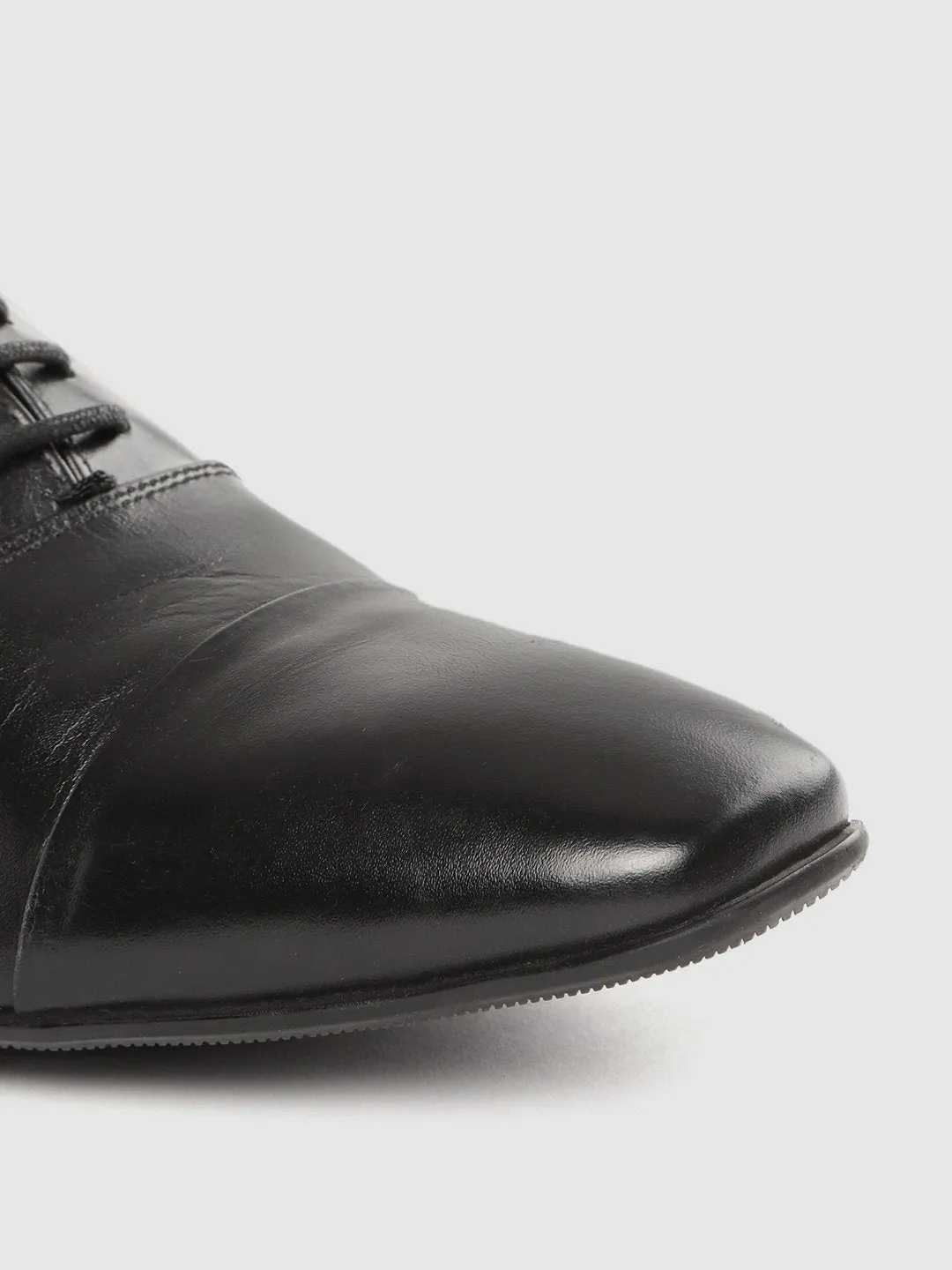 Leather Oxford Lace Up Shoes