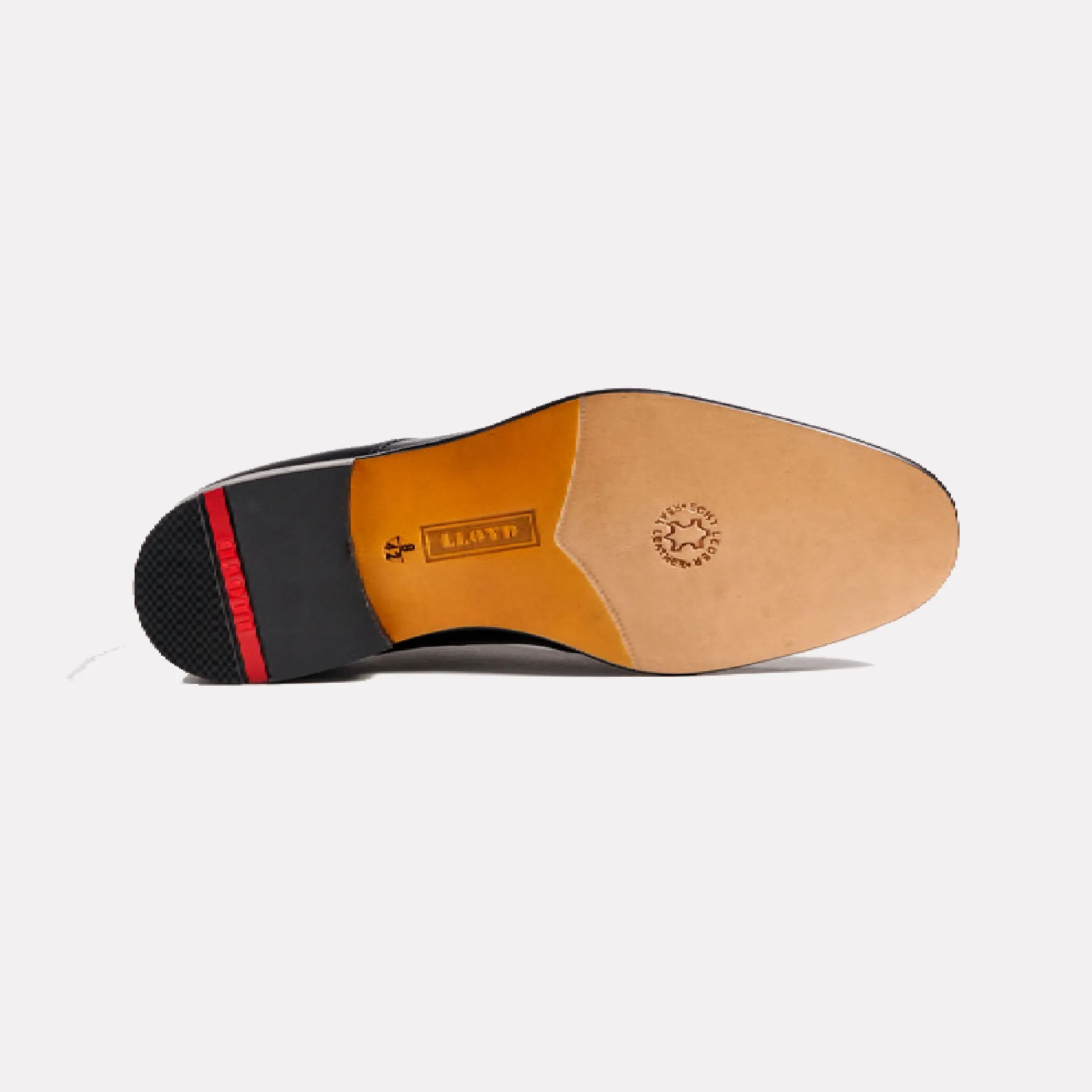 LLOYD SAIGON Lace-Up Leather Derby / Black