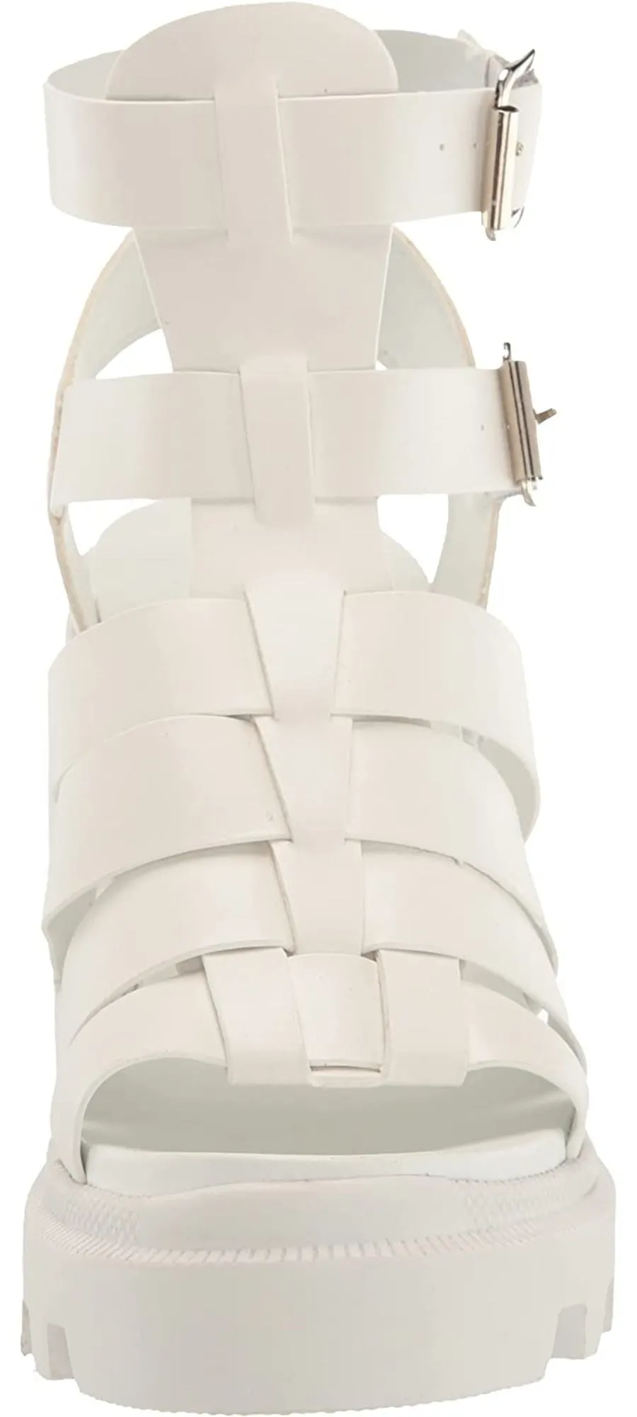 Machine learning Heel Steve Cosmic Strappy Squared Madden Heeled Special edition Toe Block Sandals Buckle White