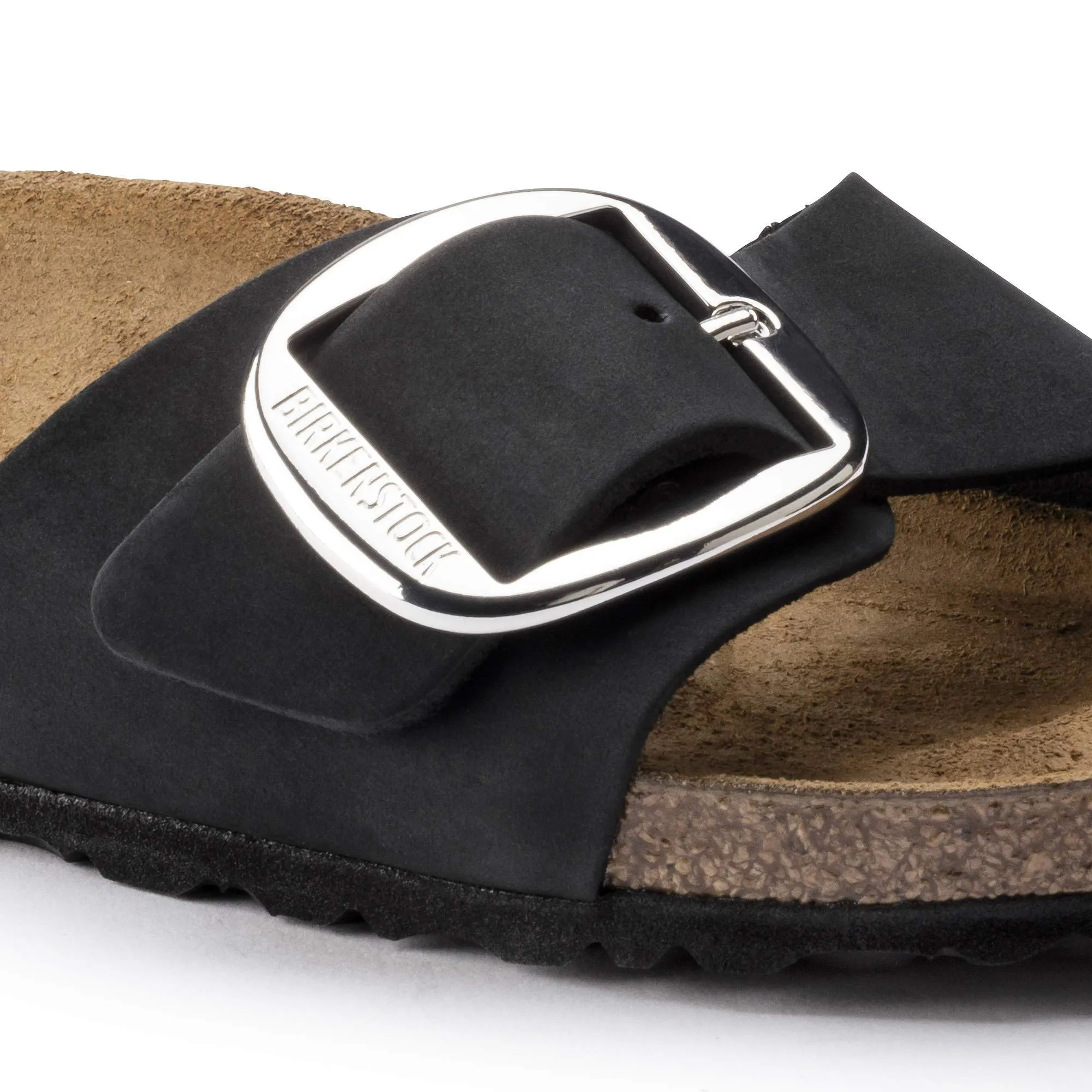 Madrid Big Buckle Nubuck Leather