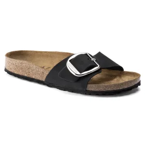 Madrid Big Buckle Nubuck Leather
