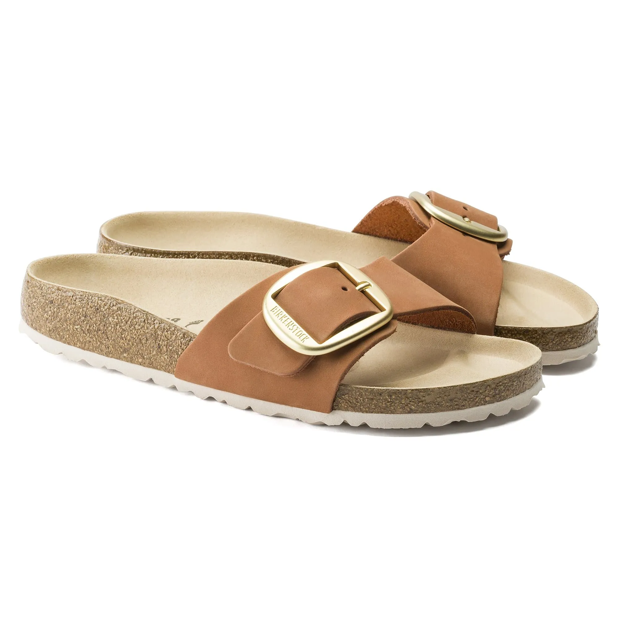 Madrid Big Buckle Nubuck Leather
