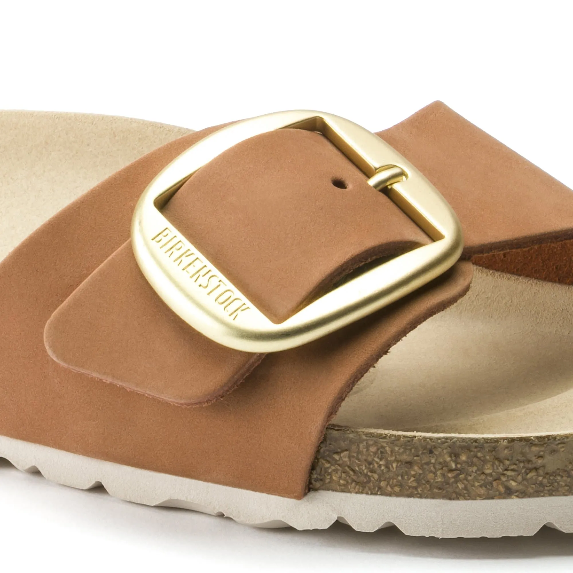 Madrid Big Buckle Nubuck Leather