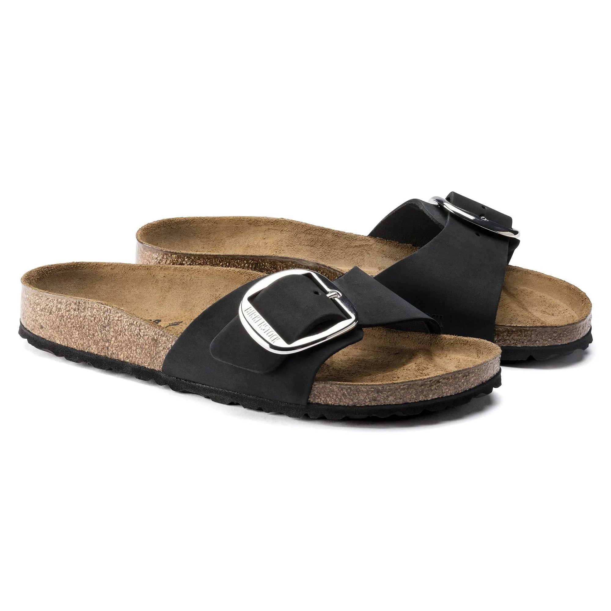 Madrid Big Buckle Nubuck Leather