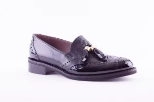 MARCO MOREO - G036 SLIP-ON LOAFER WITH TASSEL - BLACK