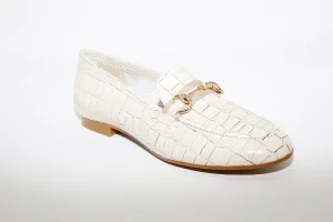 MARIA JAEN - 57 Beige Croc Loafer