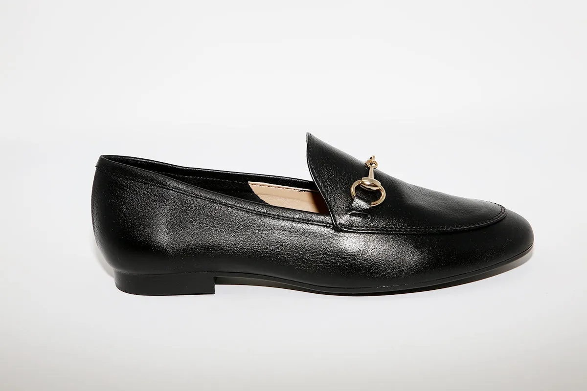 MARIA JAEN - 58 Black Leather Loafer