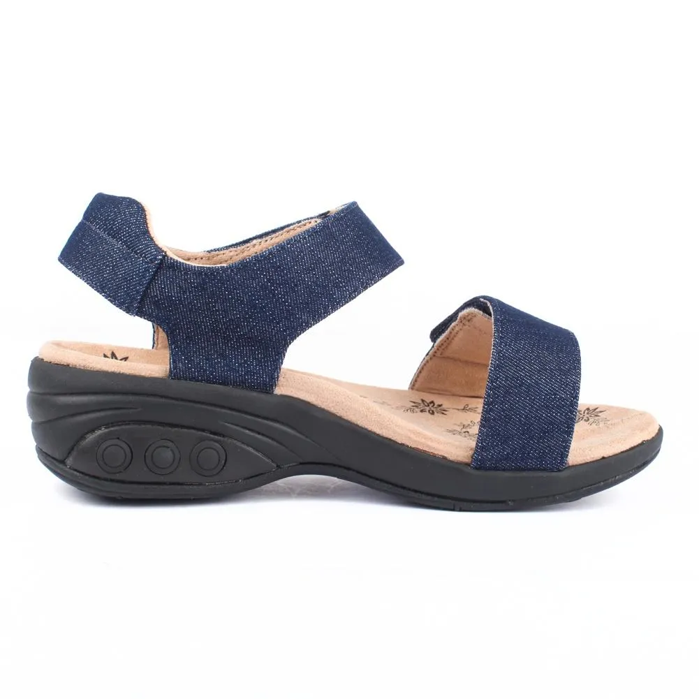 Melody Adjustable Denim Sandal