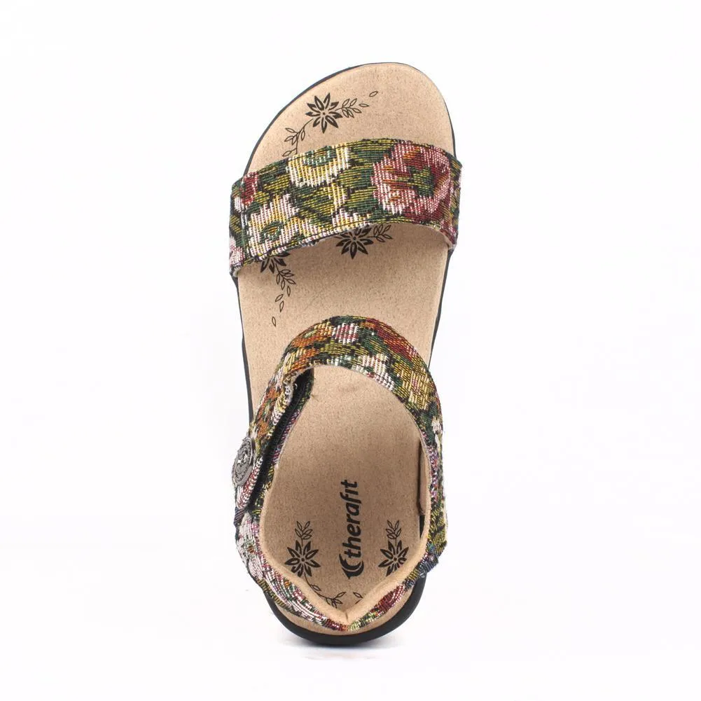 Melody Adjustable Denim Sandal