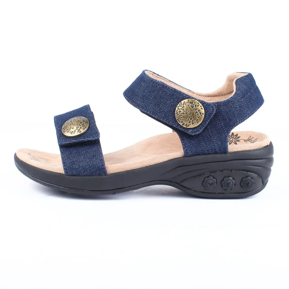 Melody Adjustable Denim Sandal