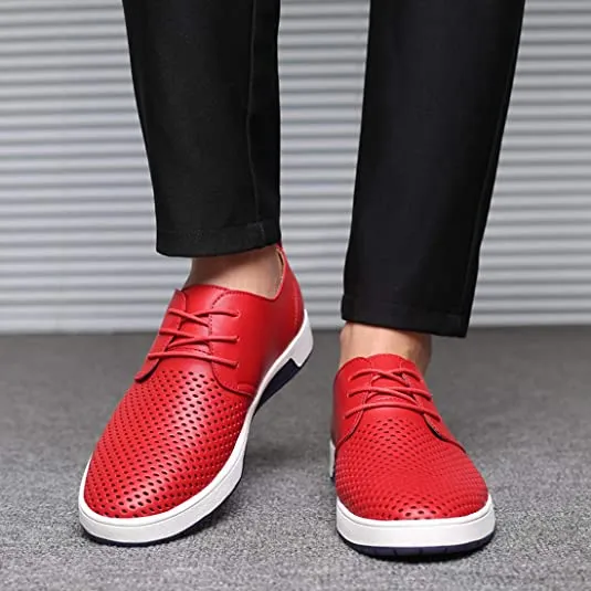 Men's Casual Derby Shoes Breathable Sneakers