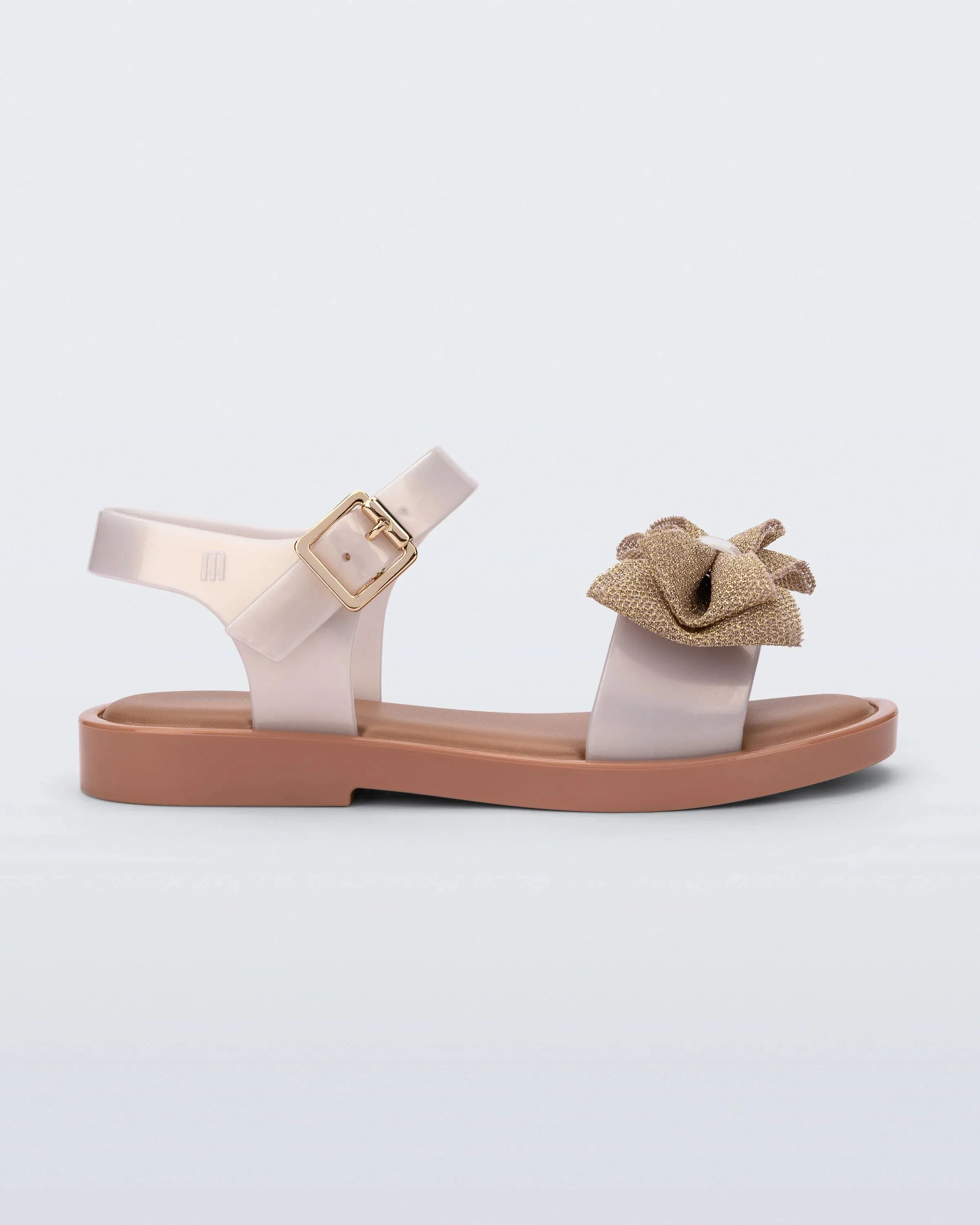 Mini Melissa Mar Sandal in Pearly Beige