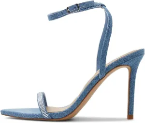 miss left Womens Open Pointed Toe Super High Heel Sandals Narrow Strap Buckle Stiletto Heels Pumps Chic Cocktail Club Dress Shoes Size 4-16 US