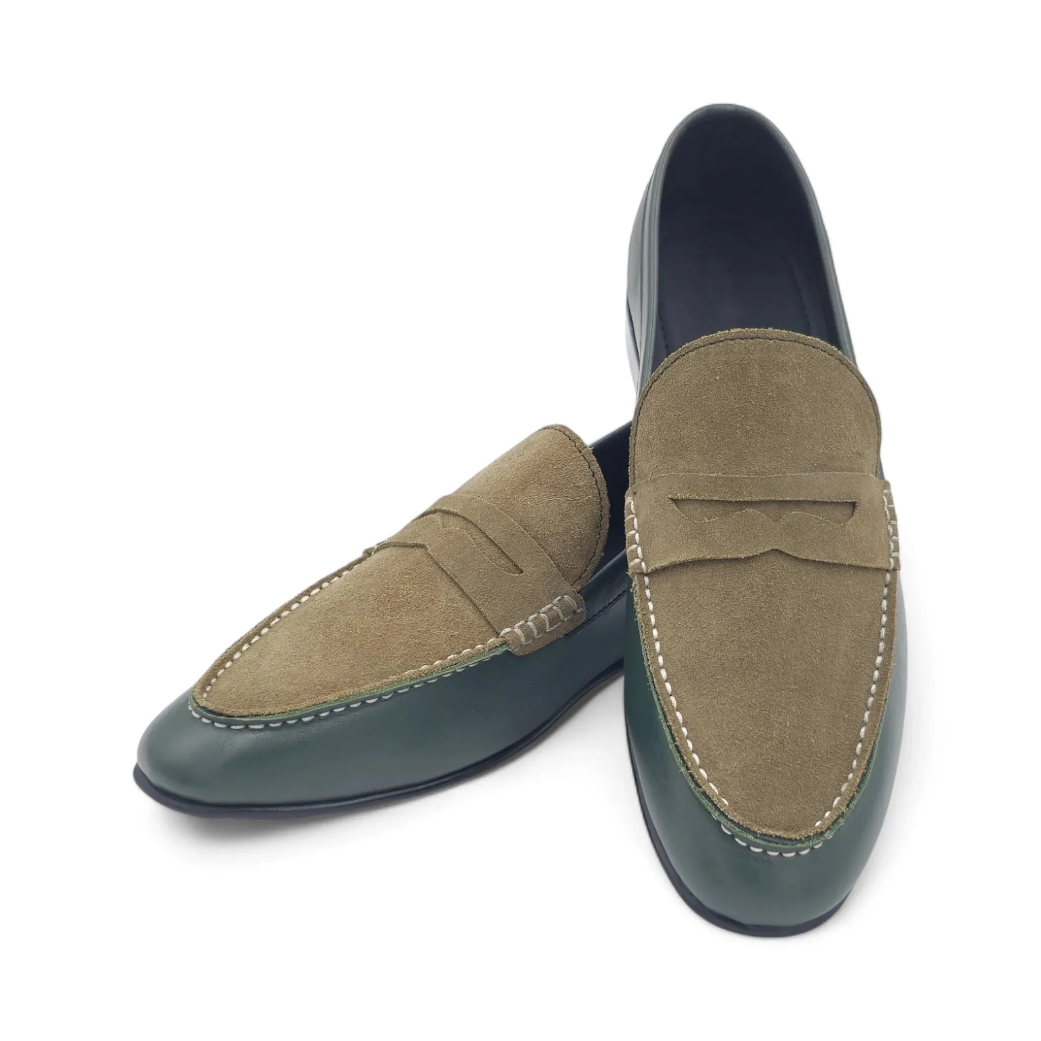 OK-3009 Suede Core Leather Shoe