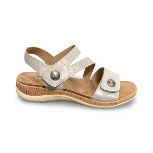 P Comfort Ladies Low Wedge Sandal WW1656