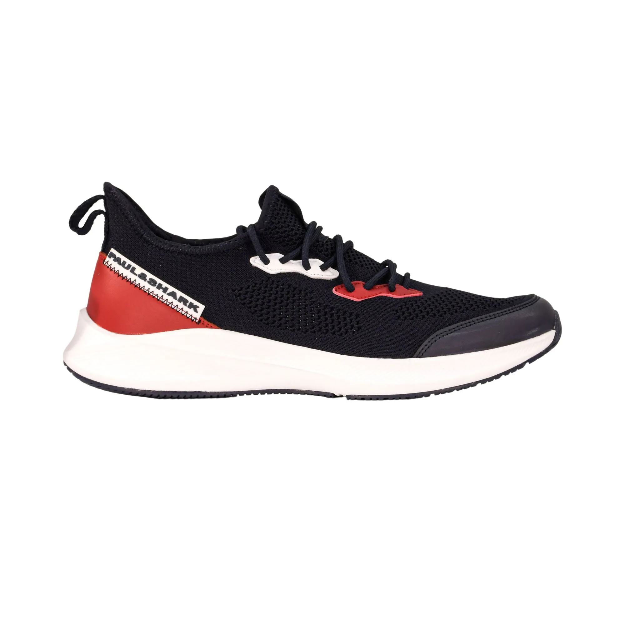 Paul & Shark Men's Blue Red and White Sneaker