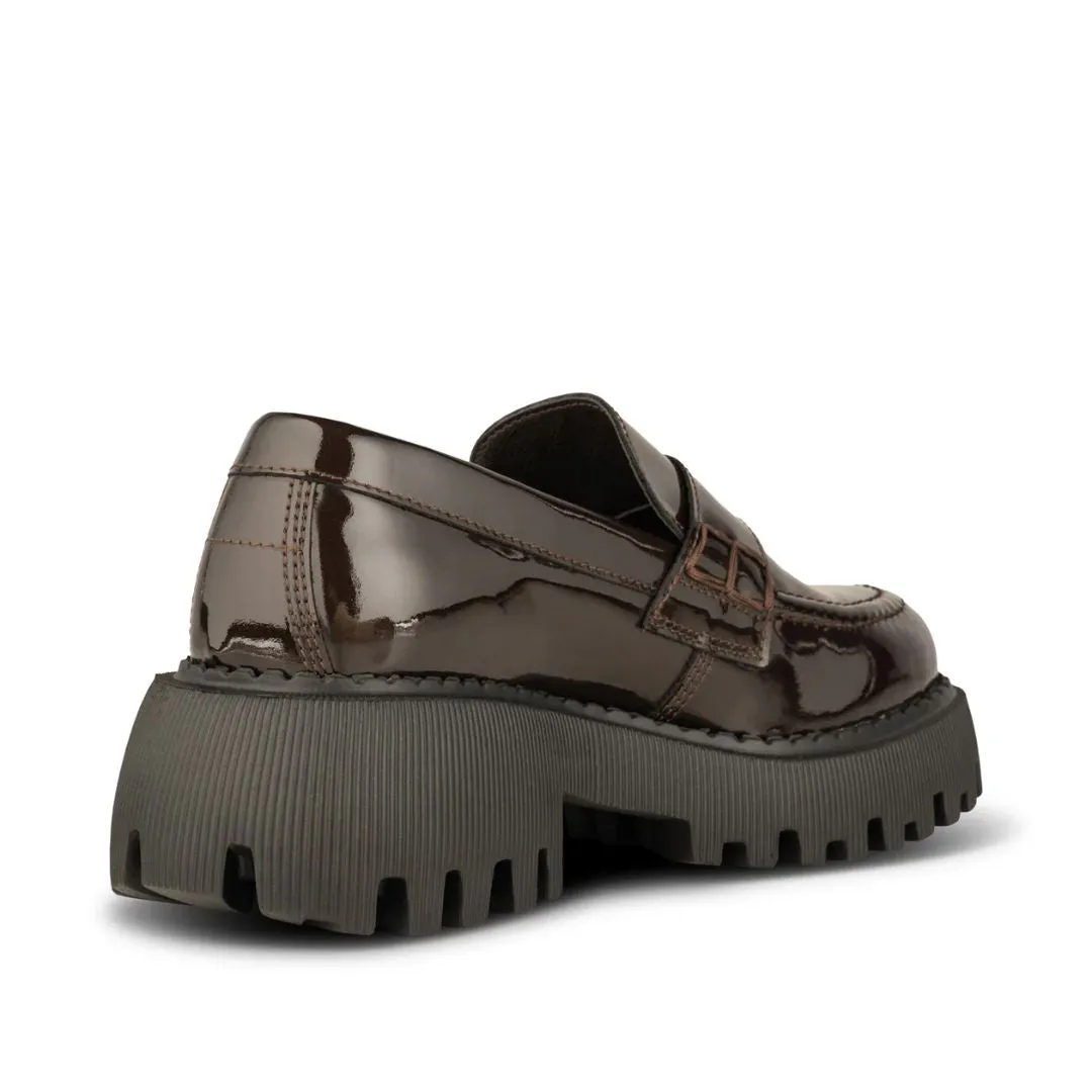 Posey Patent (Dark Brown)