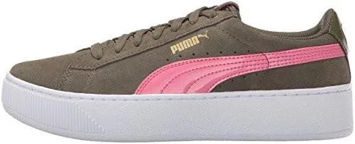 Puma Vikky Platform Olive Nightrapture Rose 11 M Us