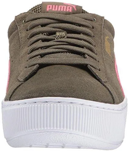 Puma Vikky Platform Olive Nightrapture Rose 11 M Us