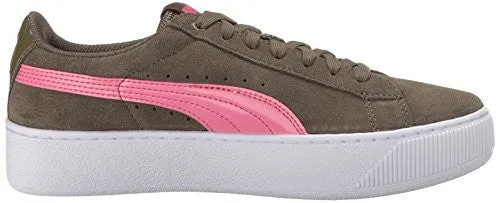 Puma Vikky Platform Olive Nightrapture Rose 11 M Us