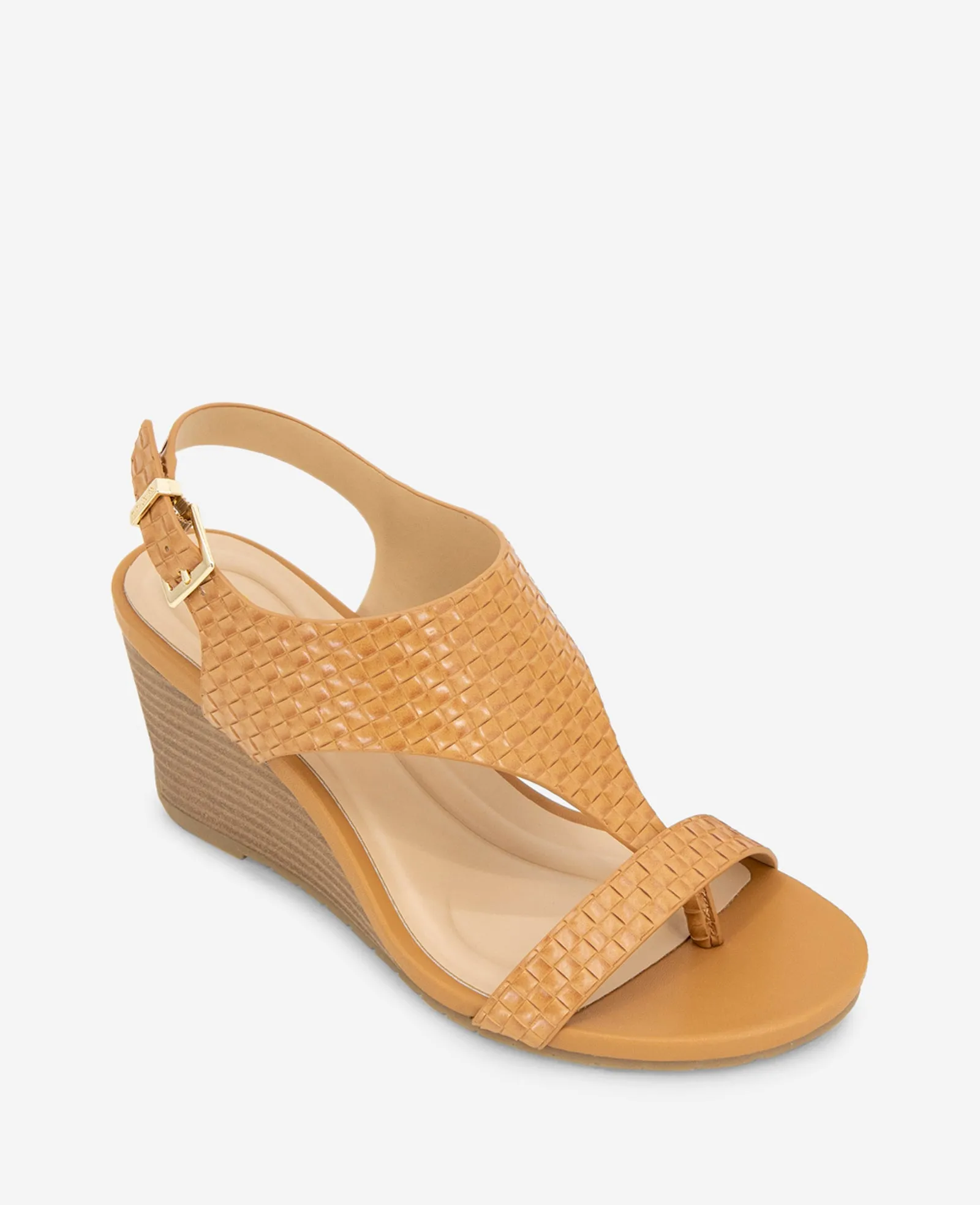 REACTION - Greatly Woven Wedge Thong Sandal