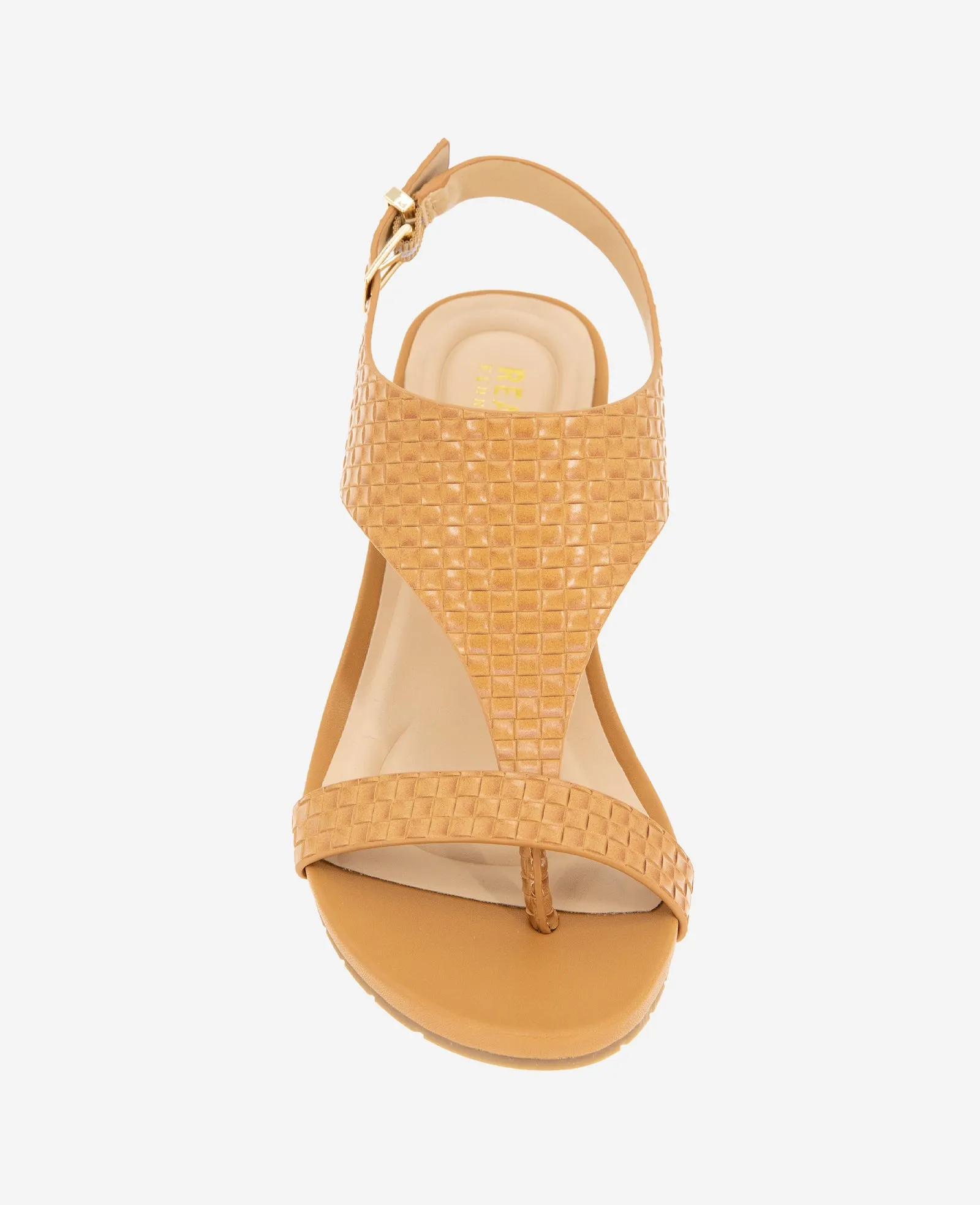 REACTION - Greatly Woven Wedge Thong Sandal