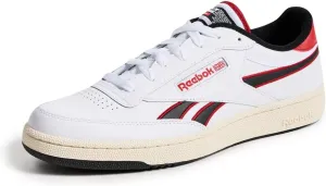 Reebok Unisex Club C Revenge Sneaker, White/Vector Red/Black, 7 US Men