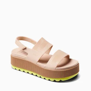 Reef Women Water Vista Higher Sandals - Sand Lime