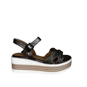 Regarde Le Ciel Sheyla-43 Pewter Platform Sandal