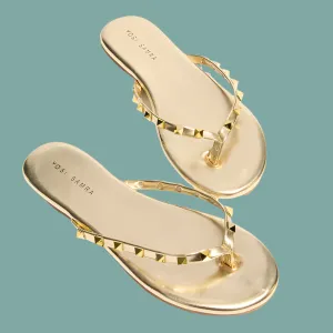 Rivington Stud Sandal - Gold
