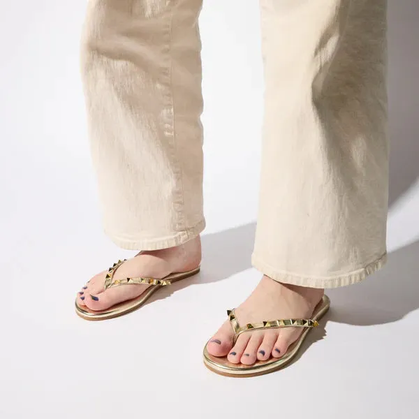 Rivington Stud Sandal - Gold