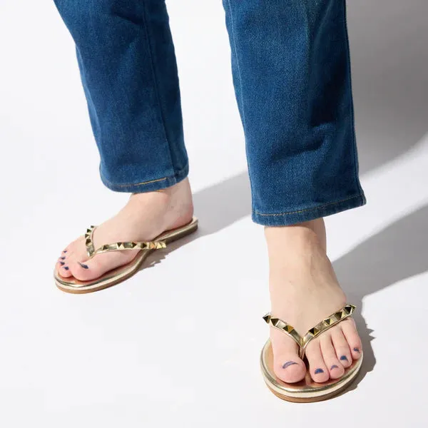 Rivington Stud Sandal - Gold
