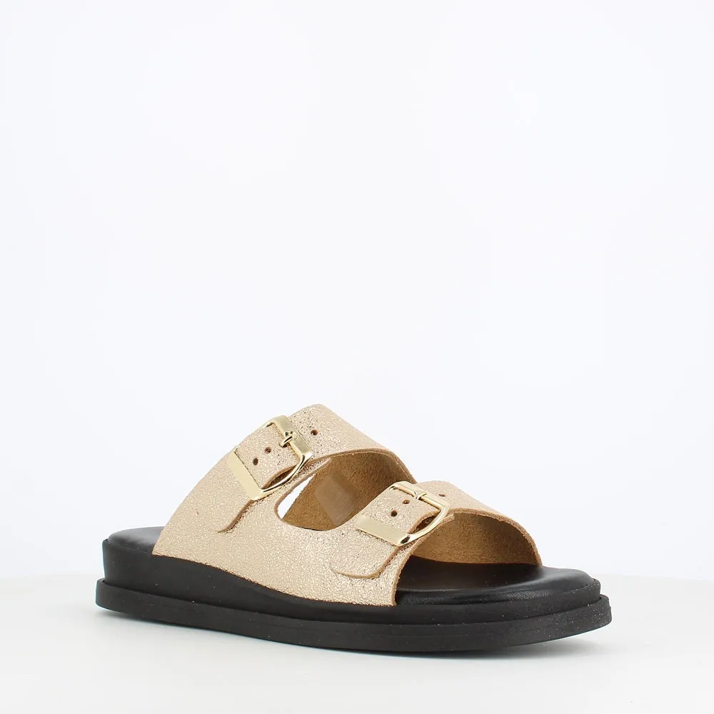 Rizzoli Buckle Sandal Gold