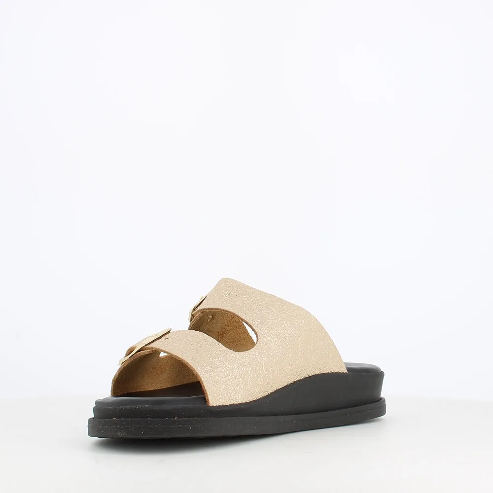 Rizzoli Buckle Sandal Gold