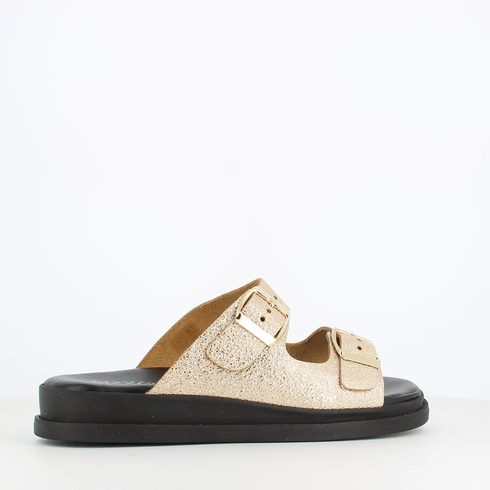 Rizzoli Buckle Sandal Gold