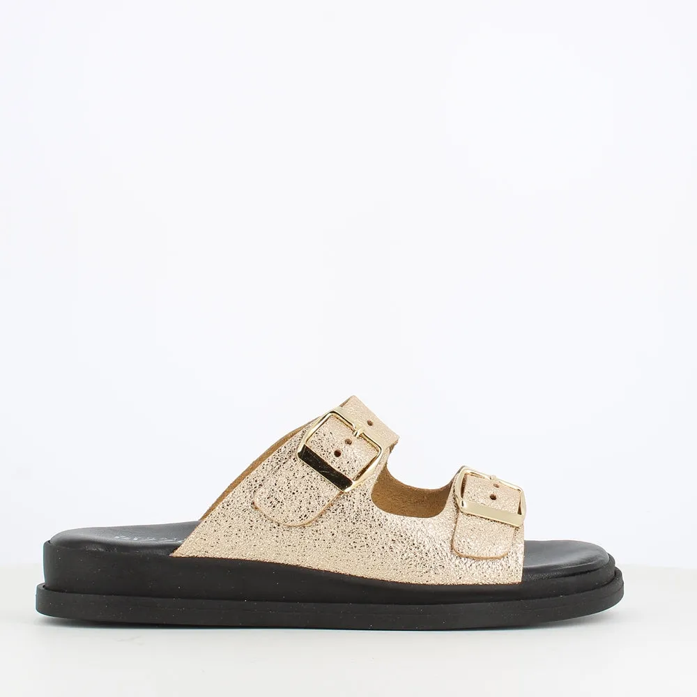Rizzoli Buckle Sandal Gold