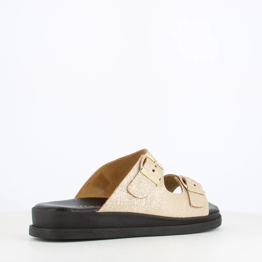 Rizzoli Buckle Sandal Gold
