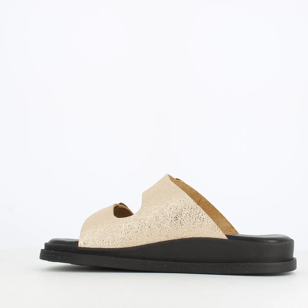 Rizzoli Buckle Sandal Gold
