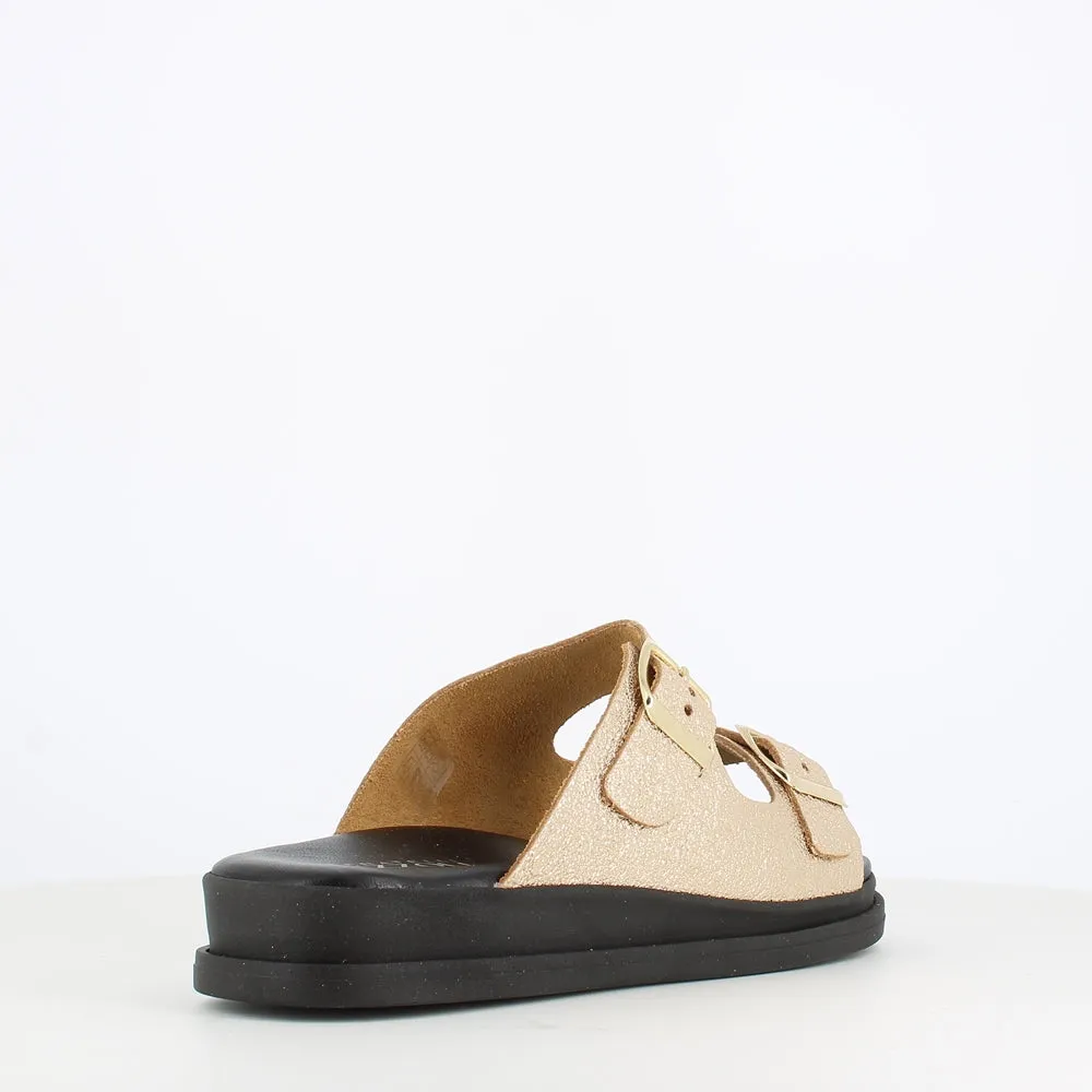 Rizzoli Buckle Sandal Gold