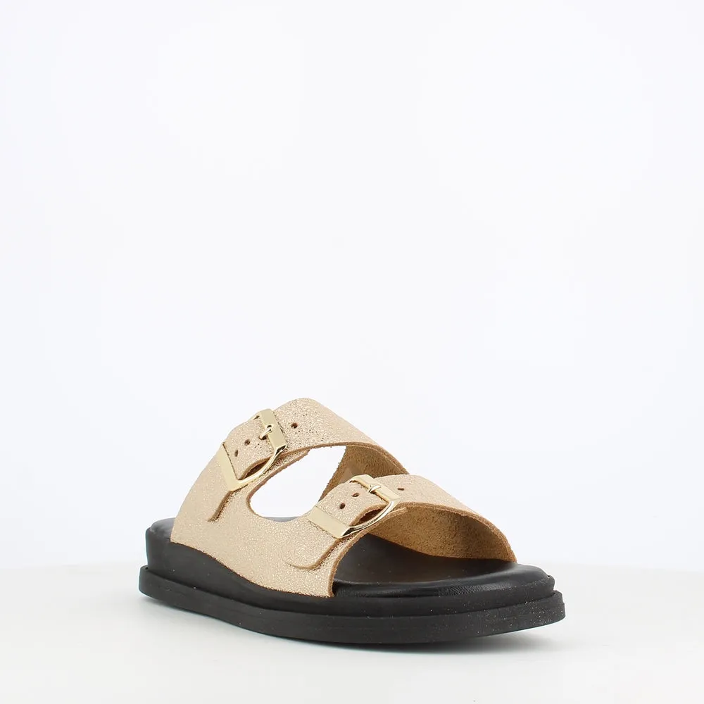 Rizzoli Buckle Sandal Gold