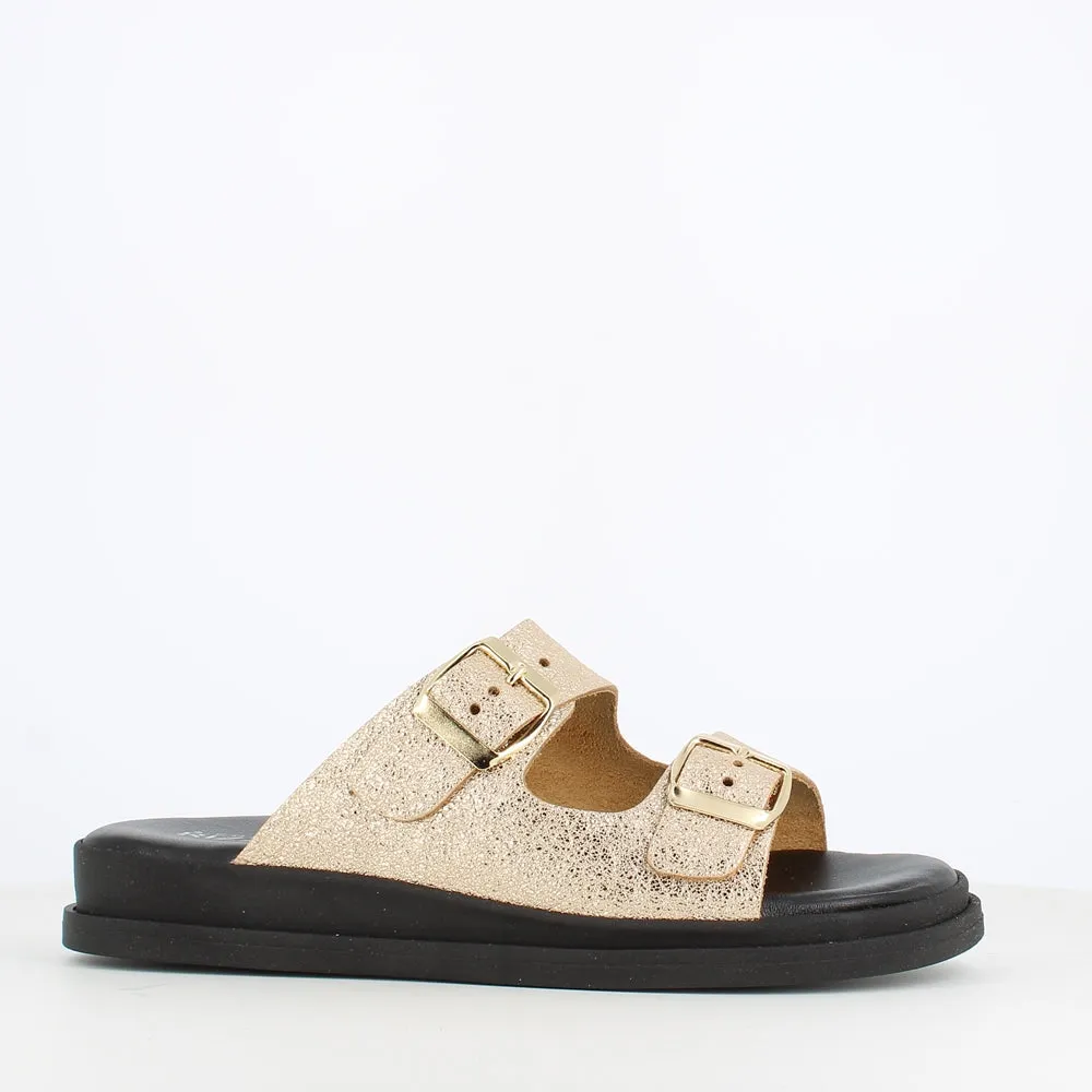 Rizzoli Buckle Sandal Gold